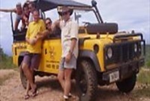 National Park Yellow Jeep Safari